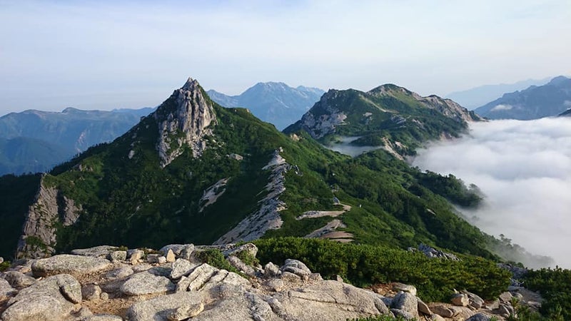 私が撮った烏帽子岳の写真